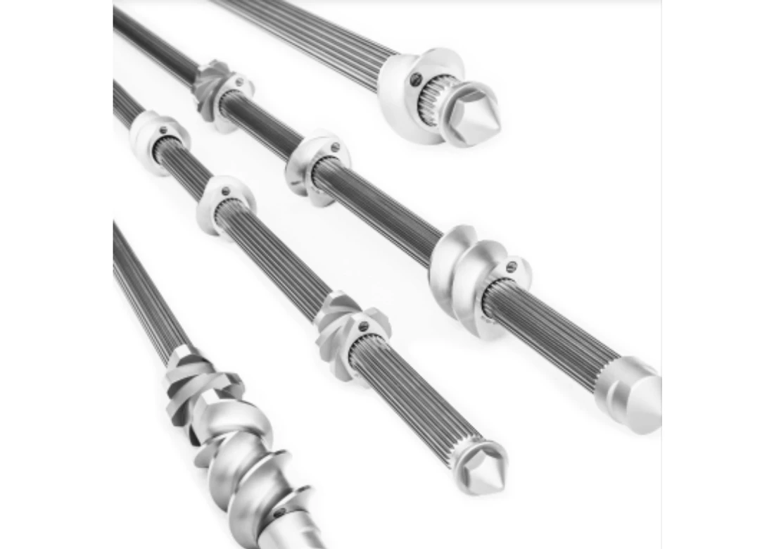 High-precision extruder shafts for twin-screw extruders